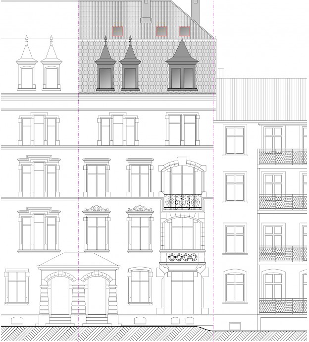 Mehrfamilienhaus Dachausbau - Ferdinand Neeracher-Pfrunder Stiftung