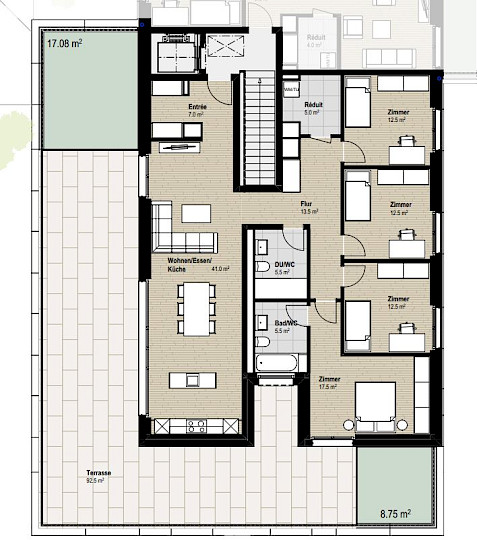 Neubau 3 Mehrfamilienhäuser mit AEH - Losinger Marazzi AG (TU) / Medpension